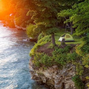 South Bass Island State Park campground plot